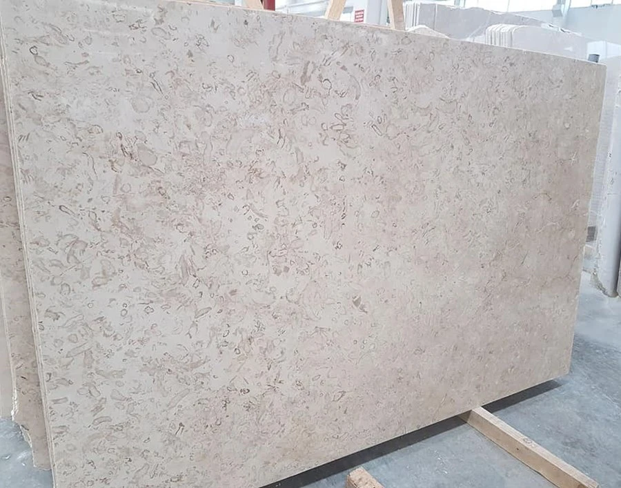 Fossil Beige Marble Slab1