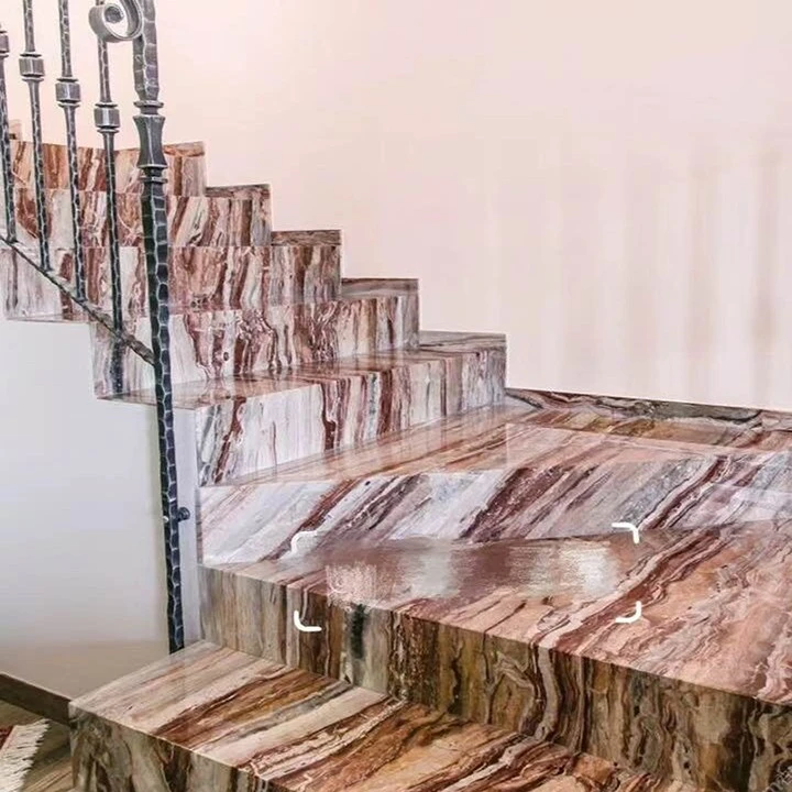 Arabescato Orobico Rosso Stair
